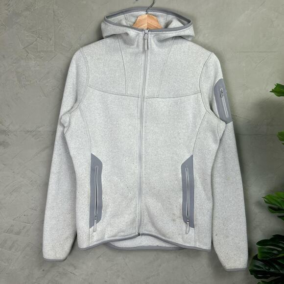 Arc'teryx Tops - Arc’ Teryx Knit Sport Hiking Womens Medium Hoodie Zip Up Sweater